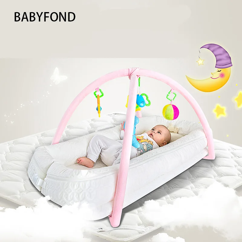 

Teknum Crib, Newborns, Multi-function Portable Bed, Bionic Baby Game Bed