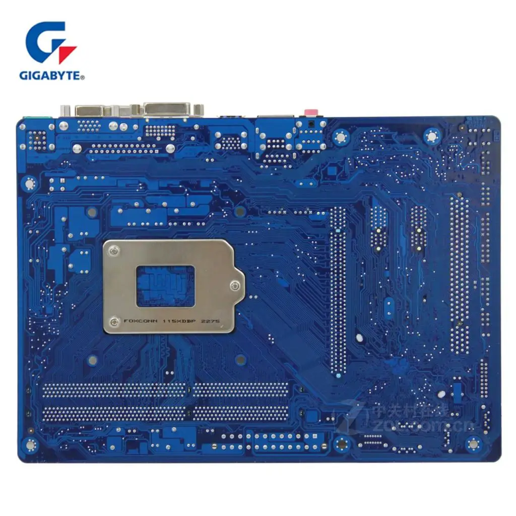 Оригинальная Материнская плата Gigabyte LGA 1155 DDR3 16G B75 B75M D3V настольная системная б/у DVI