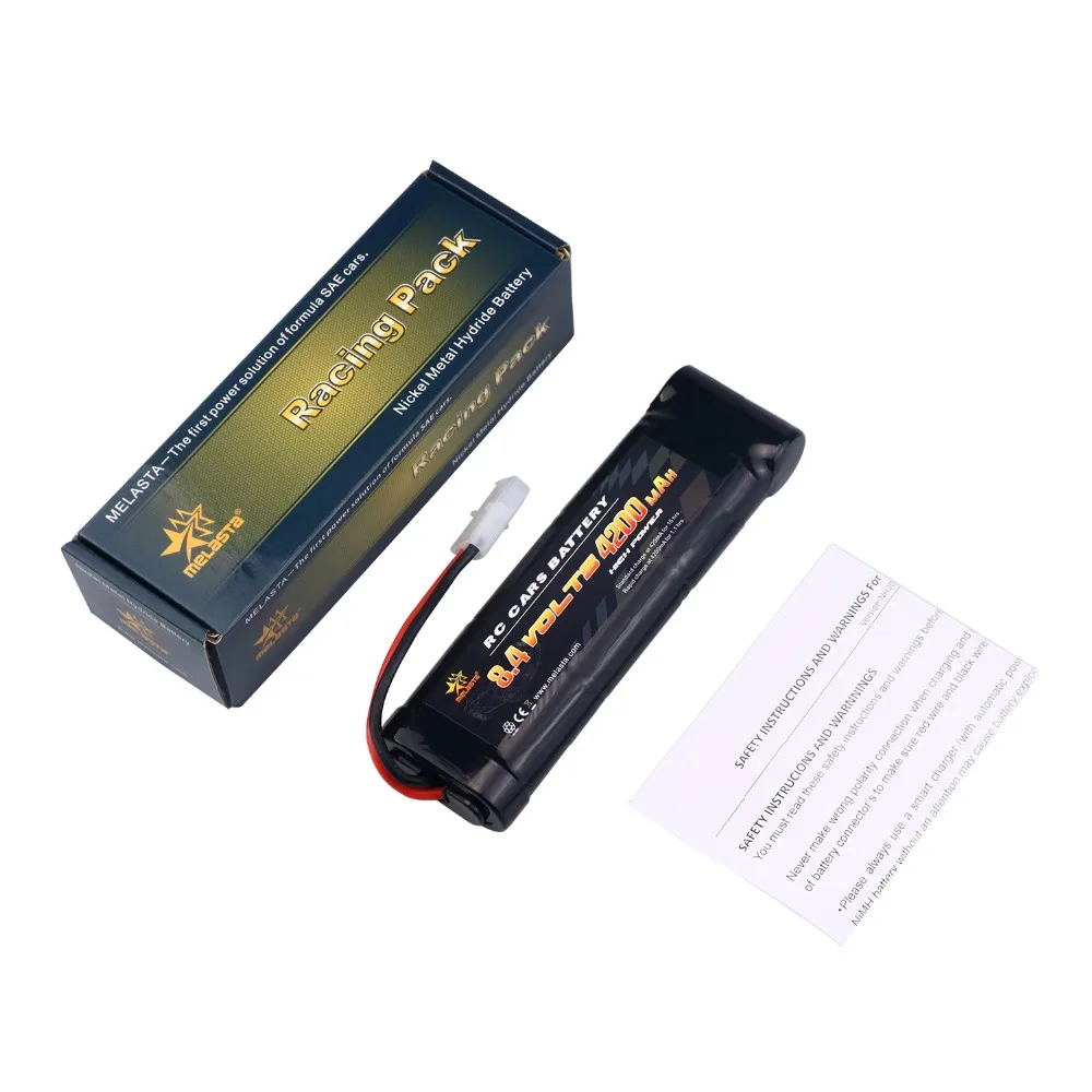 Melasta 8,4 V 4200mAh 7-Cell плоский пакет NiMH аккумулятор с разрядной вилкой Tamiya для RC гоночных автомобилей игрушки хобби