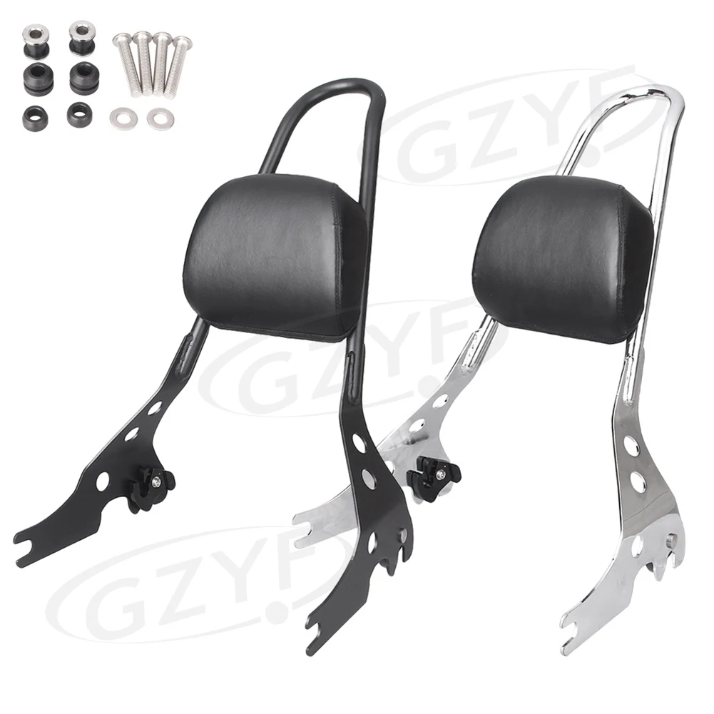 

Detachable Sissy Bar Backrest Fit Street 500/750 2015-5017 Luggage Rack Stain