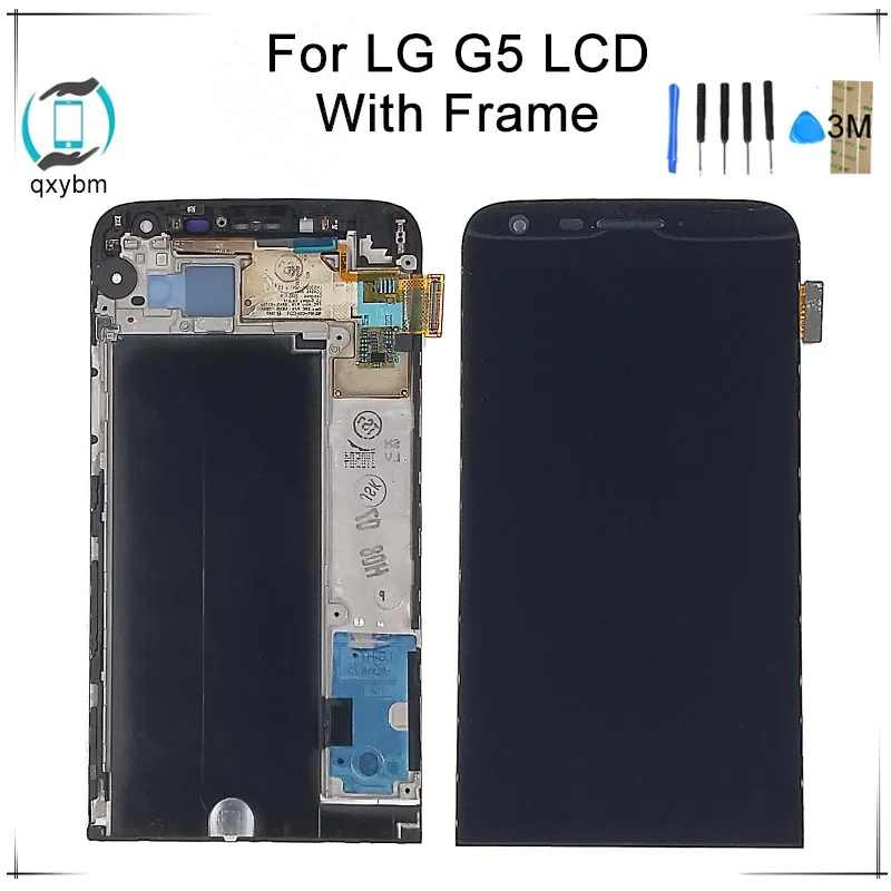 

New Black 5.3" For LG G5 H850 H840 H860 H820 LCD Display Touch Screen Digitizer Replacement For LG G5 LCD with Frame + tools