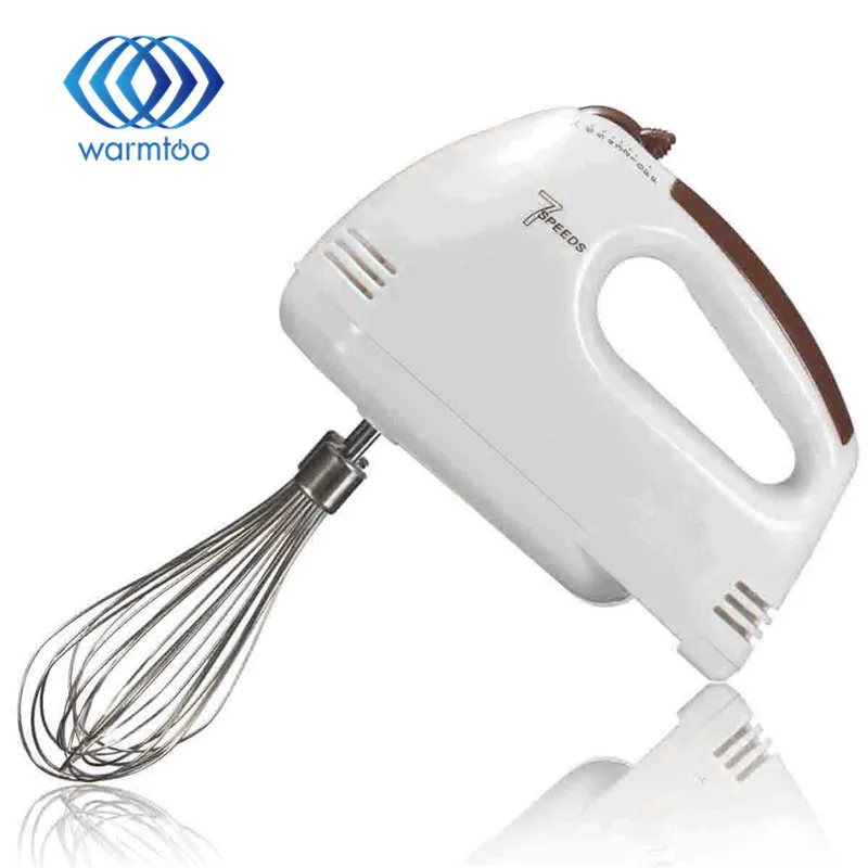 

7 Speed Portable Electric Handheld Food Blender Double Whisk Eggs Mixer Batter Beater Kitchen Cake Baking Helper Cooking Tools