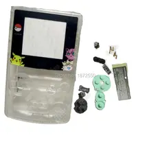 Горячая Распродажа чехол для игры для Gameboy цветной GBC transpride Цветной корпус с аксессуарами ограниченная мультяшная линза подходит для мальчика консоль