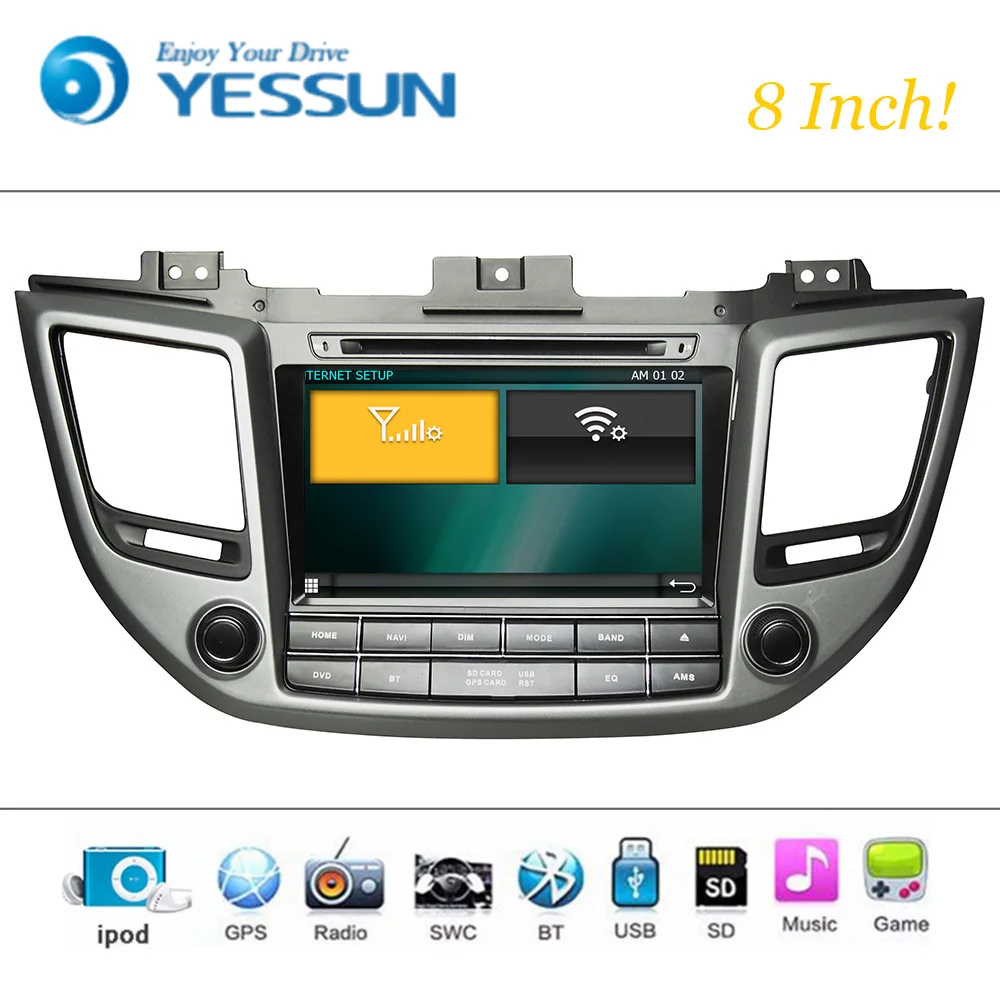 Cheap Car DVD Player Android Wince System For Hyundai Ix35 2016 Autoradio Car Radio Stereo GPS Navigation Multimedia Audio Video 5