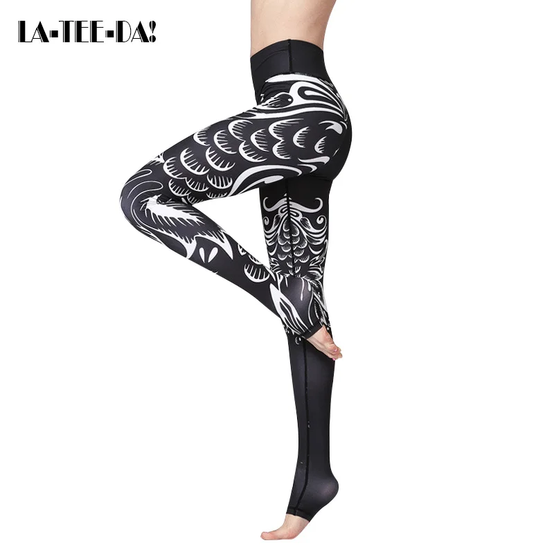 Baru Pro Cetak Pola Celana Yoga Wanita Drag Tumit Legging Wanita Kebugaran  Gym Pelatihan Berjalan Ketat Olahraga Wanita Celana SS01046|Yoga Pants| -  AliExpress