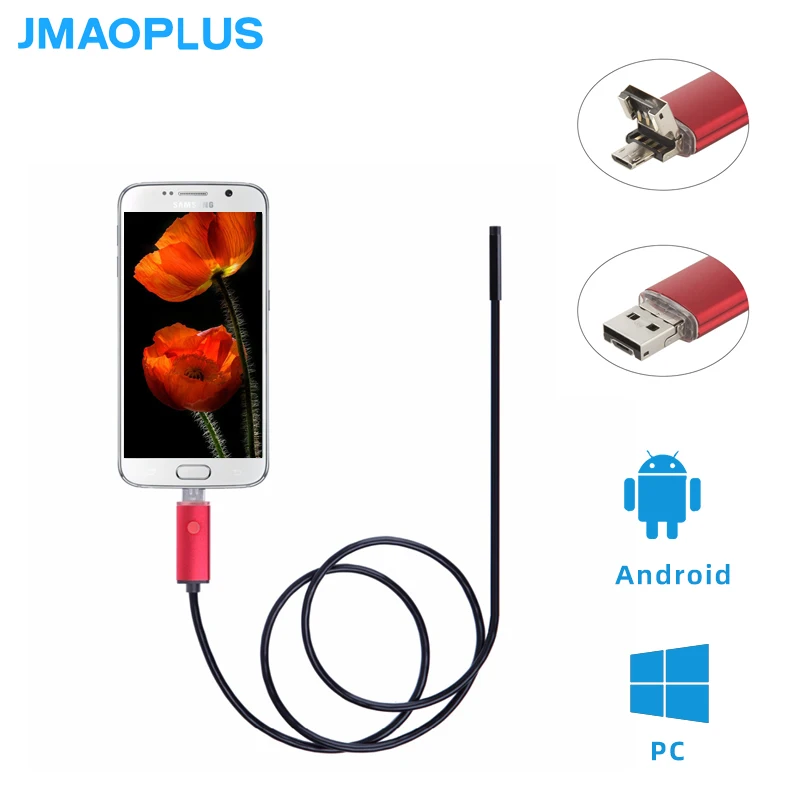 

5.5mm Endoscope Mini Usb Camera Iphone Borescope Small Camera For Windows & Macbook PC Android