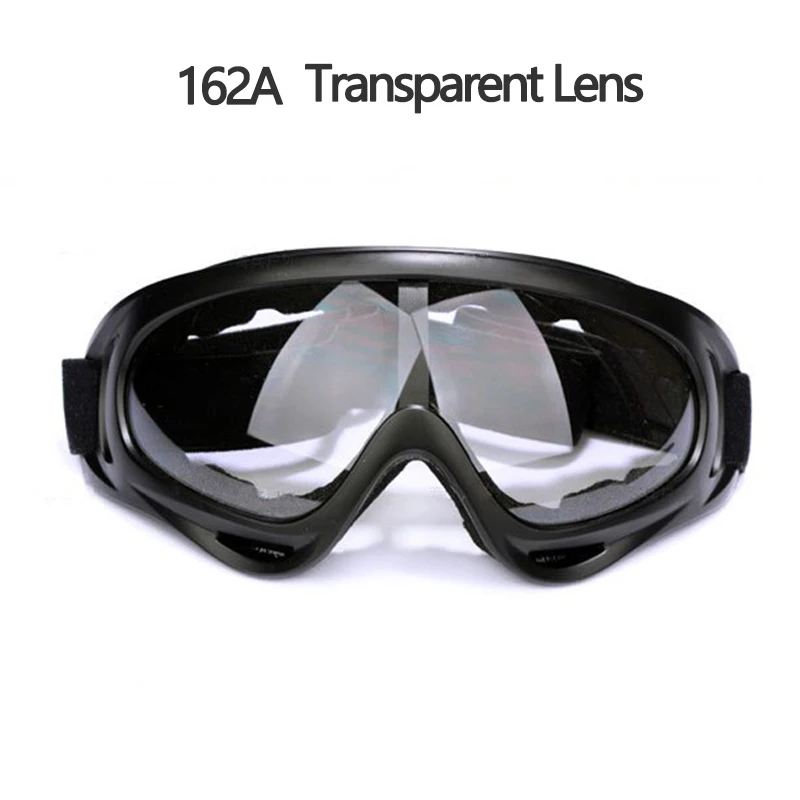 Универсальные уличные спортивные крутые защитные очки для мотоциклистов Велоспорт MX внедорожные шлемы Лыжные Спортивные очки противотуманные мотоциклетные очки - Цвет: transparents lens