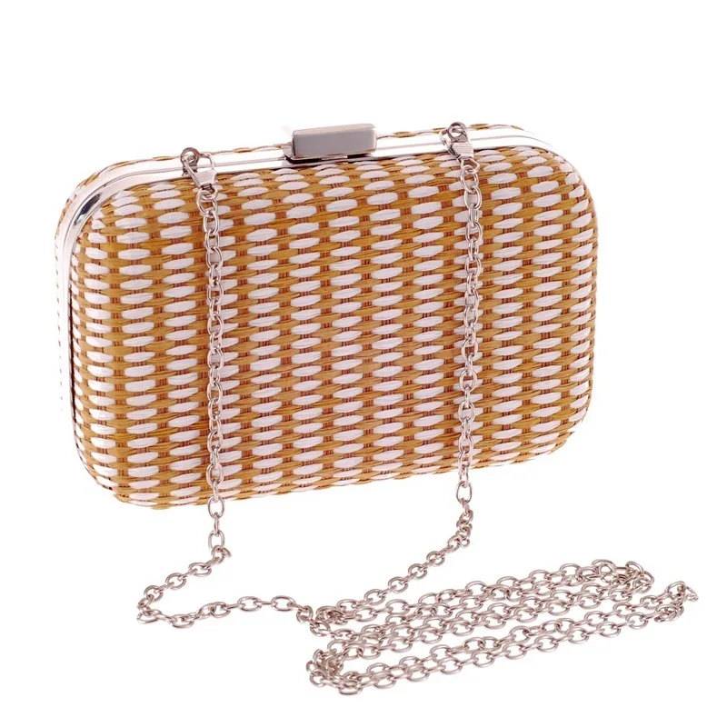 

New Pattern Dinner Package Package Popular Weave Hand Take Package Fashion Technology Personality Straw Article Package 03