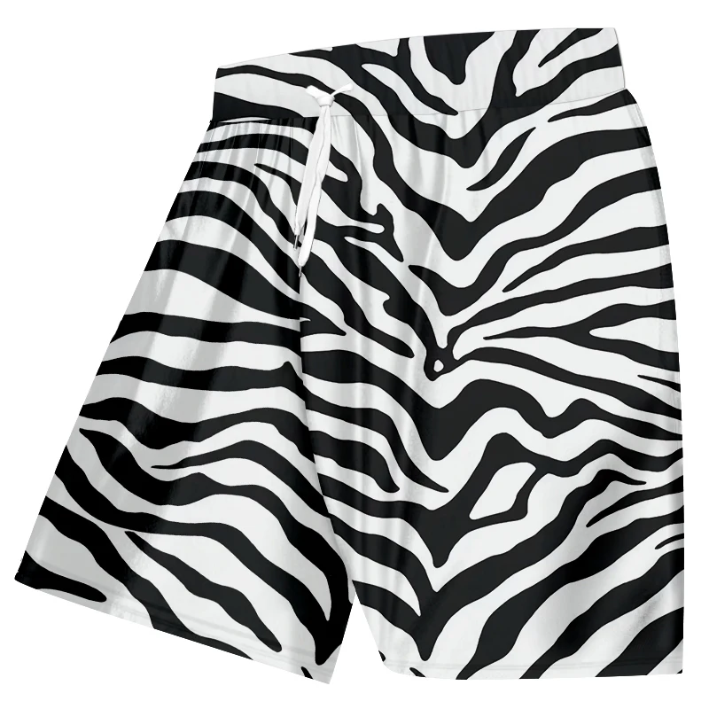 Ogkb летняя одежда с принтом «леопард» мужские шорты в повседневном стиле с принтом в полоску «под зебру» 3D пляжные шорты мужские шорты хип-хоп брюки