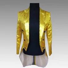 Европейский и американский стиль мужской костюм большой размер смокинг с блестками на заказ церемоний