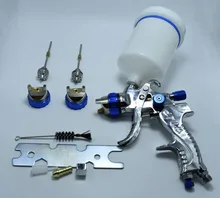 601 spray gun HVLP SPRAY GUN gravity feed tainless steel nozzle 1.4mm 1.7mm 2.0mm auto Car face Paint spray gun