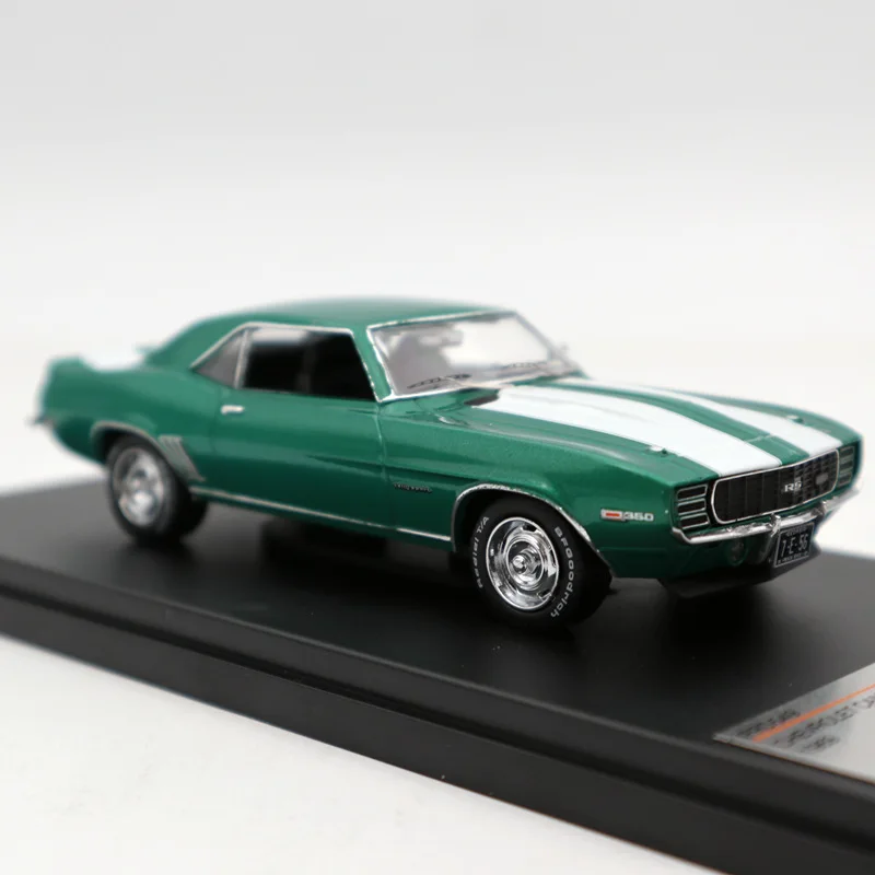 Премиум X 1:43 Chevrolet Camaro RS 1969 металлик Зеленый PRD549 литье под давлением модели Ограниченная серия Коллекция игрушек автомобиль