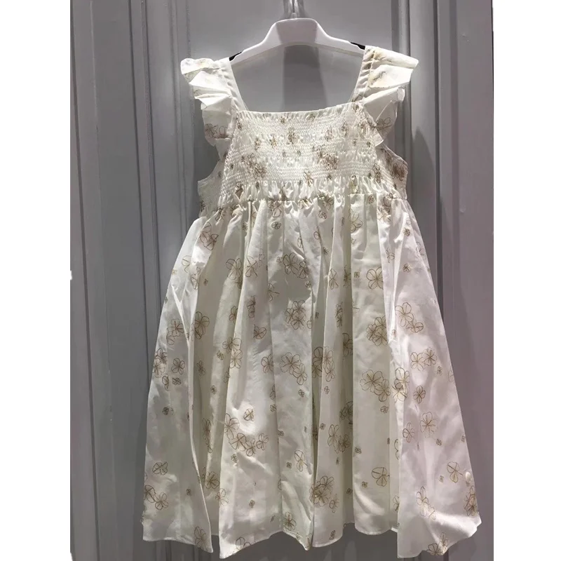 

Pre-sale March 29th Shipment Kids Summer Dress Clover Pattern Kids Dresses Girls Sequins Party Princess Dress For 2018