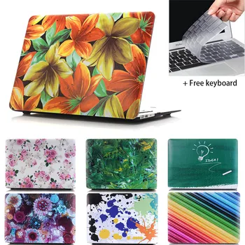 

New Cse for macbook air 13 11 case Pro Retina 12 13 15 case for macbook Pro Retian13 15 Protector Cover air13 floral laptop Bag