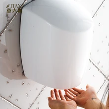 Нержавеющая сталь Электрический высокоскоростной струйный Автоматический Инфракрасный датчик бесконтактный сушилка для рук Ванная комната Туалет настенный X-8861