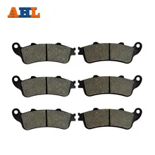 AHL 3 Pairs Motorcycle Brake Pads For HONDA XL1000 Varadero 1999-2006 CBR1100 Blackbird XX 11 / 11XX 1997-2008