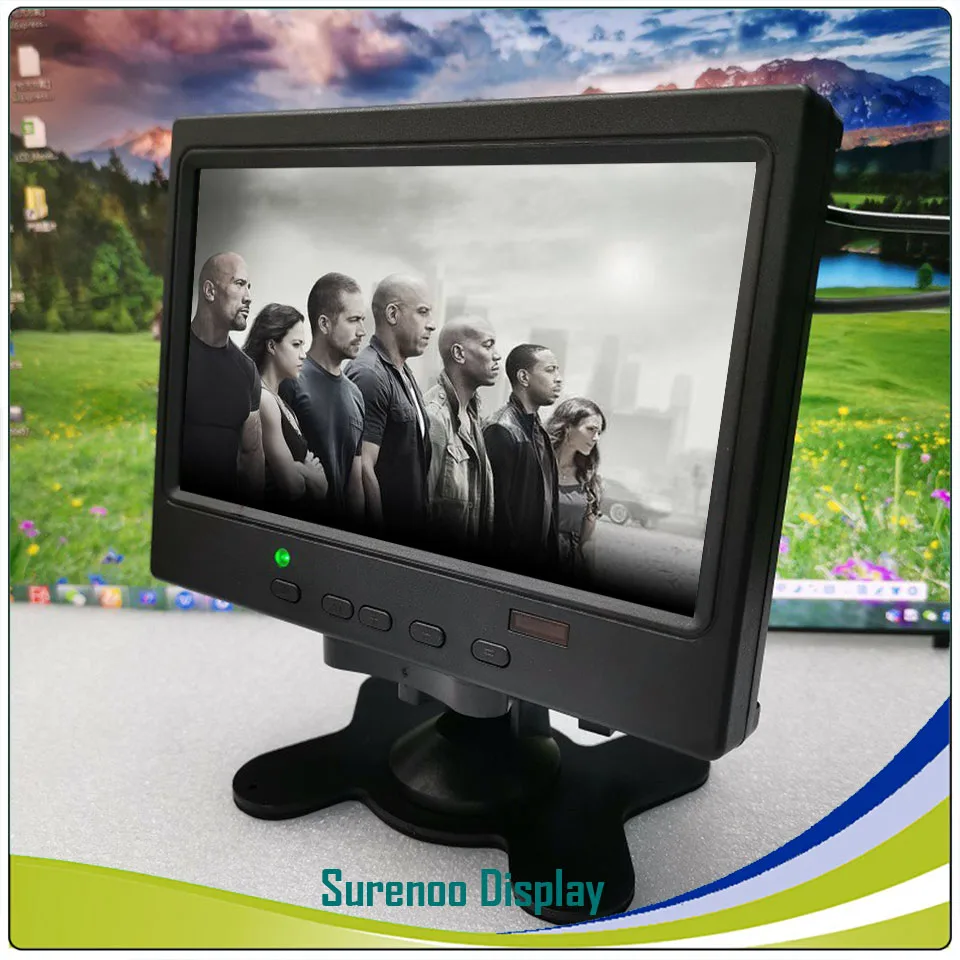 

7" 7.0 Inch HDMI/VGA/AV 1024*600 IPS LCD Module Display Monitor Screen Resitive / Capacitive Touch Panel for Raspberry Pi