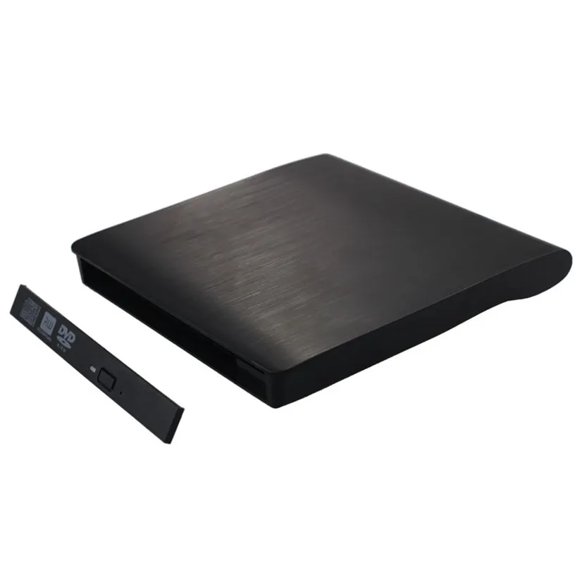 Заводская цена высокое качество USB 3,0 всплывающий Мобильный Внешний чехол Корпус для 12,7 мм SATA CD DVD BD-ROM BD-RE привод Прямая поставка - Цвет: black