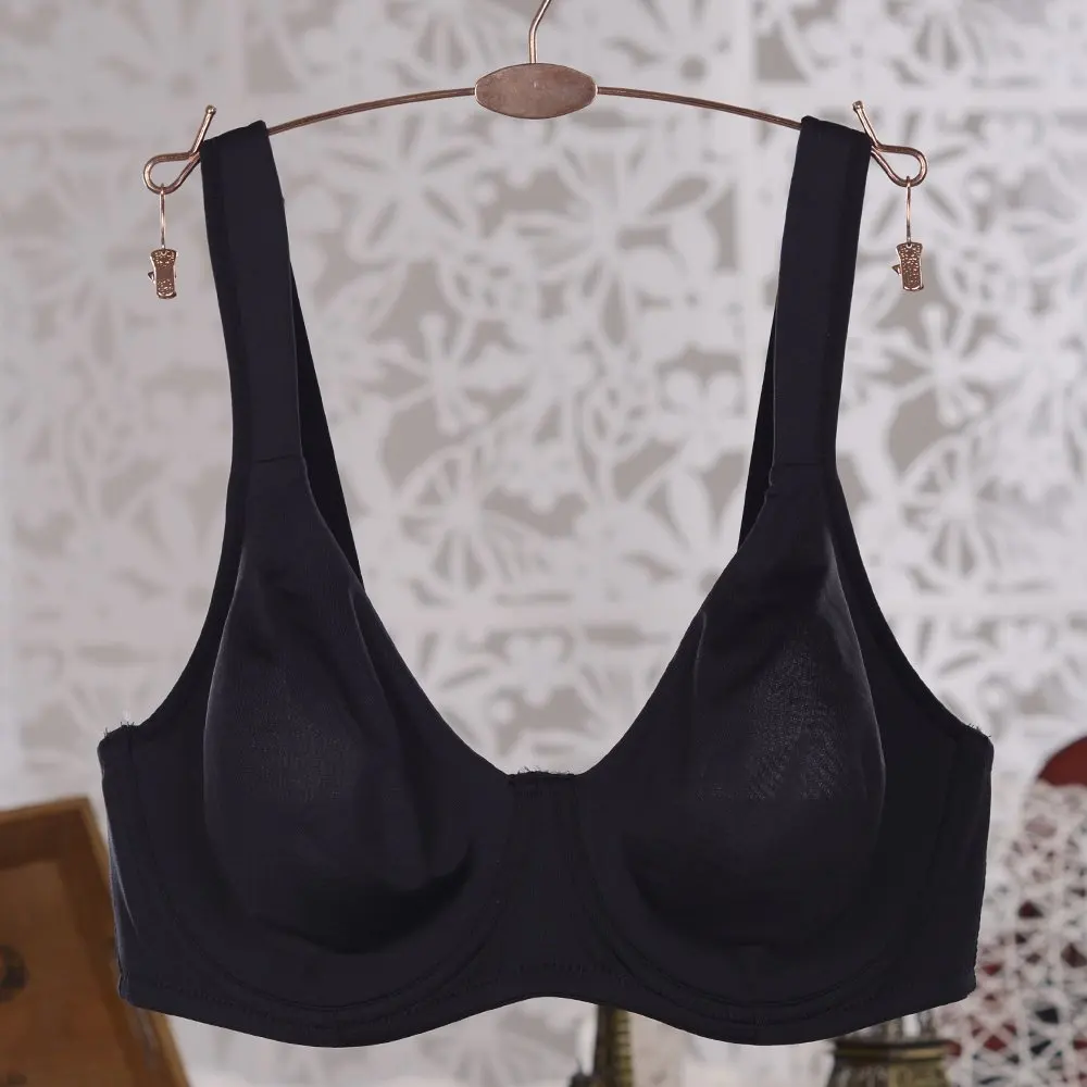 

Large underwear, female fat MM, no sign, simple, super size, super thin cup, sexy big chest bra.