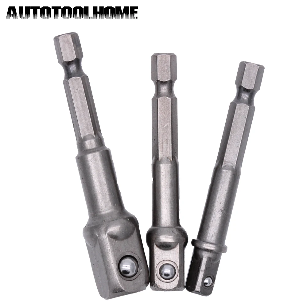 3 шт. 1/4" 3/8" 1/2" Адаптер переходной на Посадочный Присоединительный квадрат