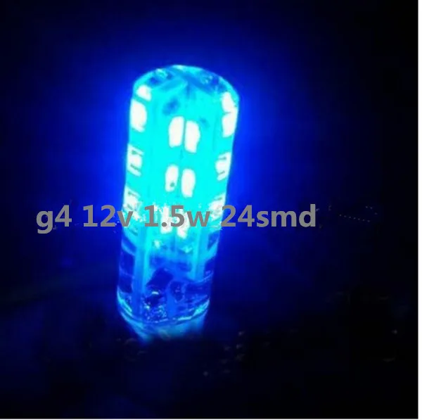 220v led g4 синий 12v 24smd 3014 силикагель led 220v g4 12v Синяя лампа led 12v g4 синий 220v 32SMD 220v Зеленый g4 Красный Цветной rgb