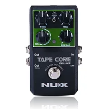 NUX Tape Core Deluxe Echo Effect Pedal, 7 моделей эффект дилэй True Bypass педаль гитарного эффекта для гитары Bass-Lightwish