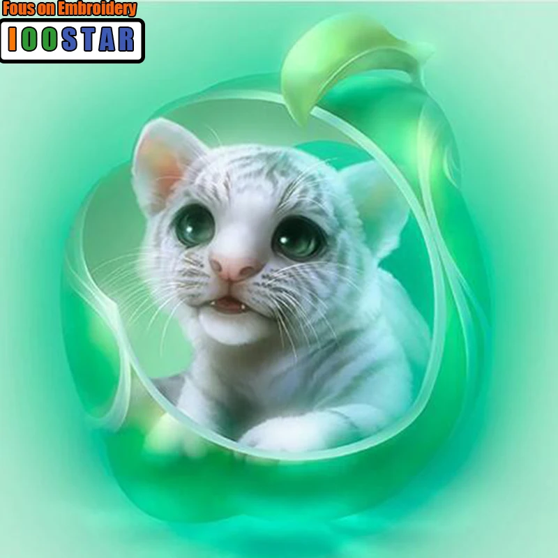 

Алмазная живопись «сделай сам», вышивка крестиком, красочные милые животные, тигры стразы, вышивка, квадратные искусства, мозаичные наборы