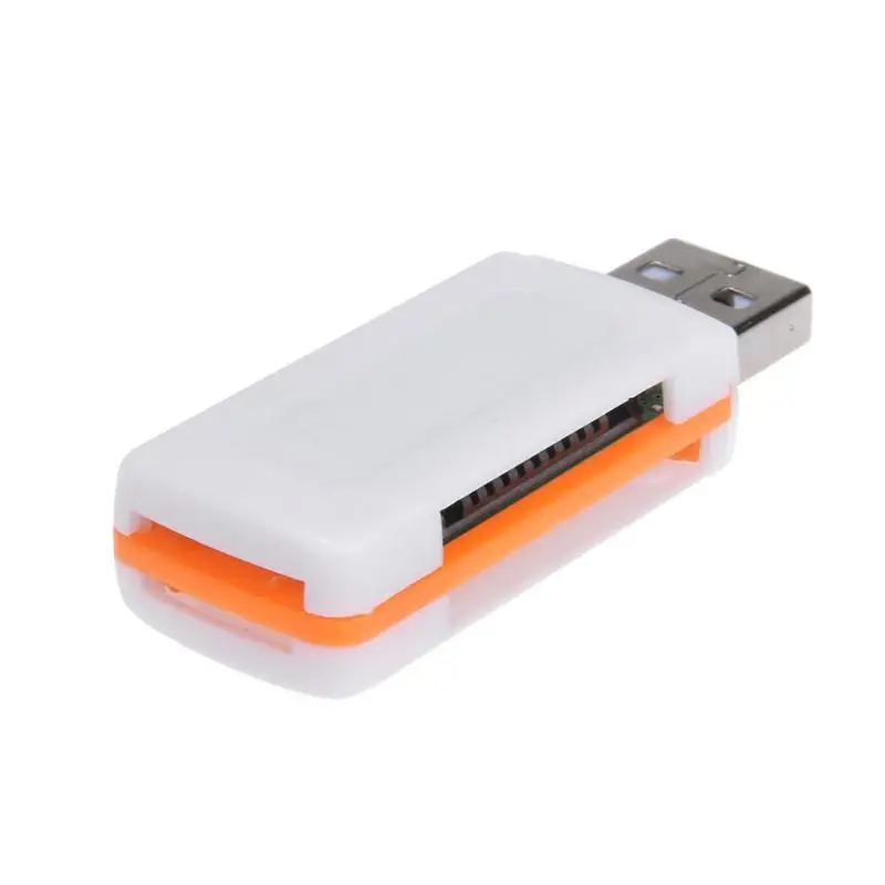 Мини USB2.0 4 слота для карт смарт-карт SD/MMC TF MS M2 Card Reader