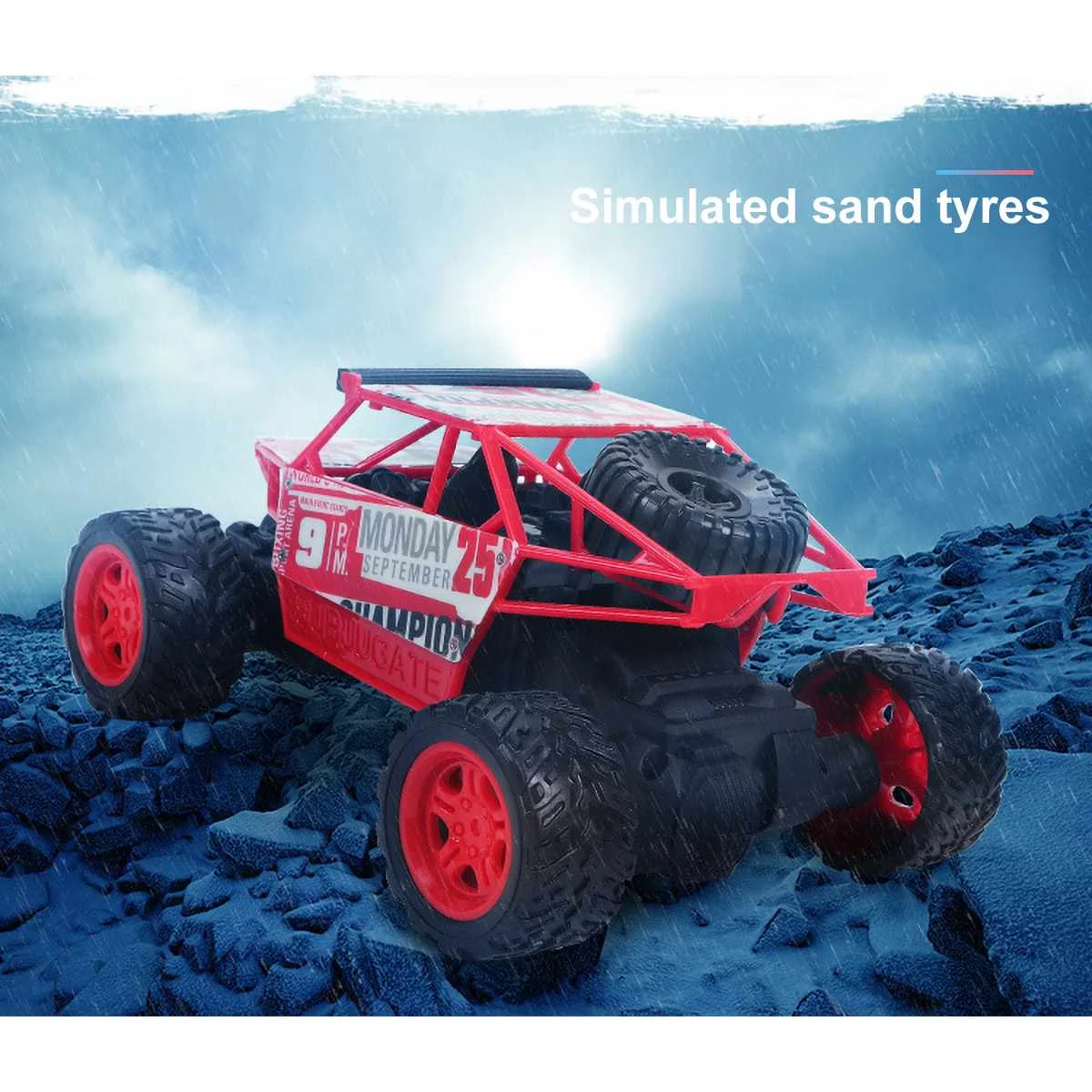 1:18 RC Car 4CH 4x4 Electric Climbing Car USB Recharging Remote Control Model Off-Road Vehicle Toy for Children Boys Kids Gifts