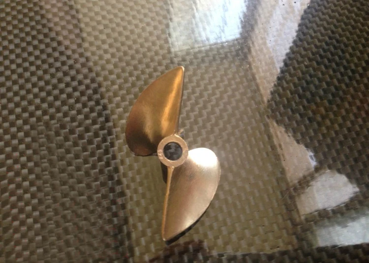 438 Brushless Electric Boat Propeller 38mm Copper Propeller for DIY