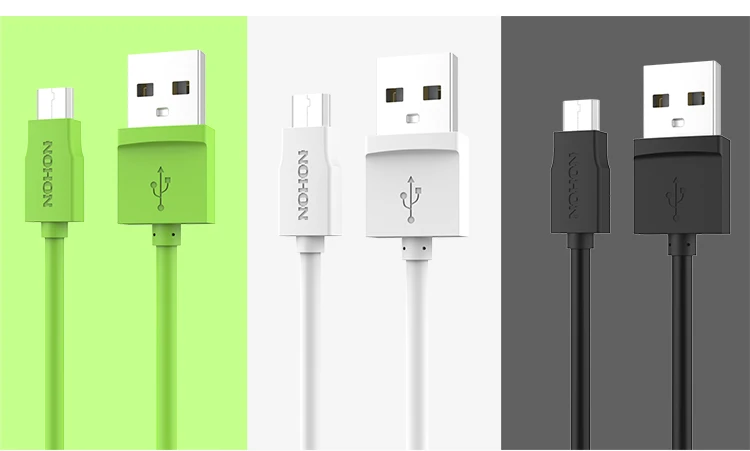 NOHON Micro USB кабель для samsung, Xiaomi, Meizu, Nokia, LG, sony, huawei, Android телефонов, DV, MP3, кабель для быстрой зарядки и синхронизации данных