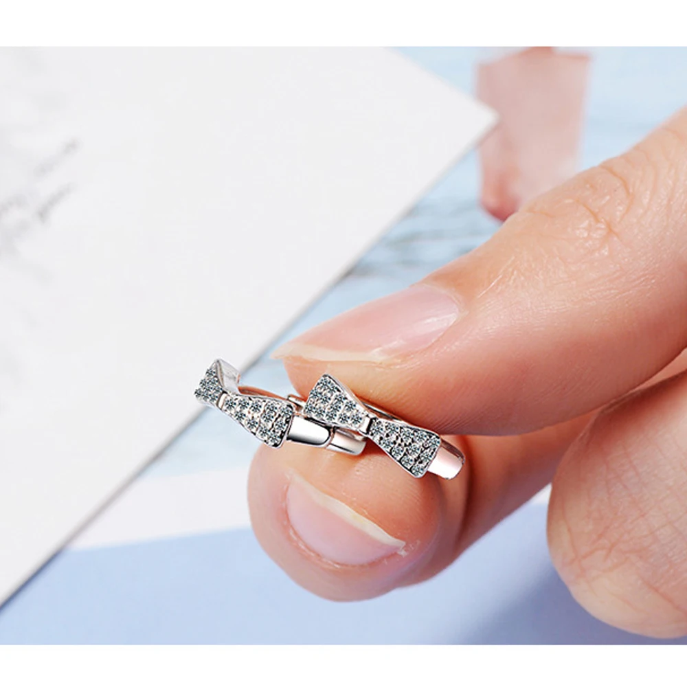 small hoop earrings with cubic zirconia (3)