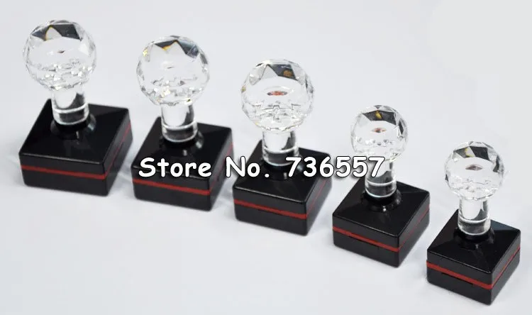 Atacado Alta Qualidade Fotossensível Oval Circular Shell Selo Elipse Carimbo Flash Materiais 42mm d = 45 mm - 40 36 10 Pcs 17 Acessórios e crachás