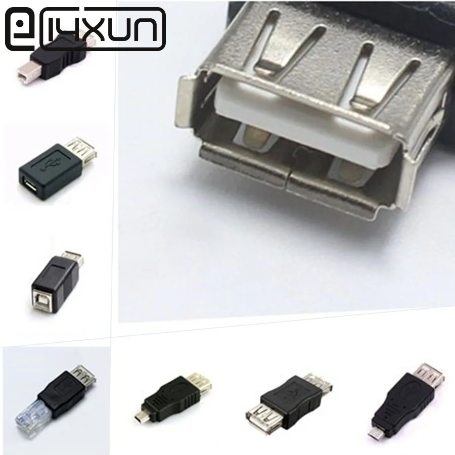 1 шт. USB 2 0 гнездовой разъем для мини микро принтера типа B питания зарядный адаптер