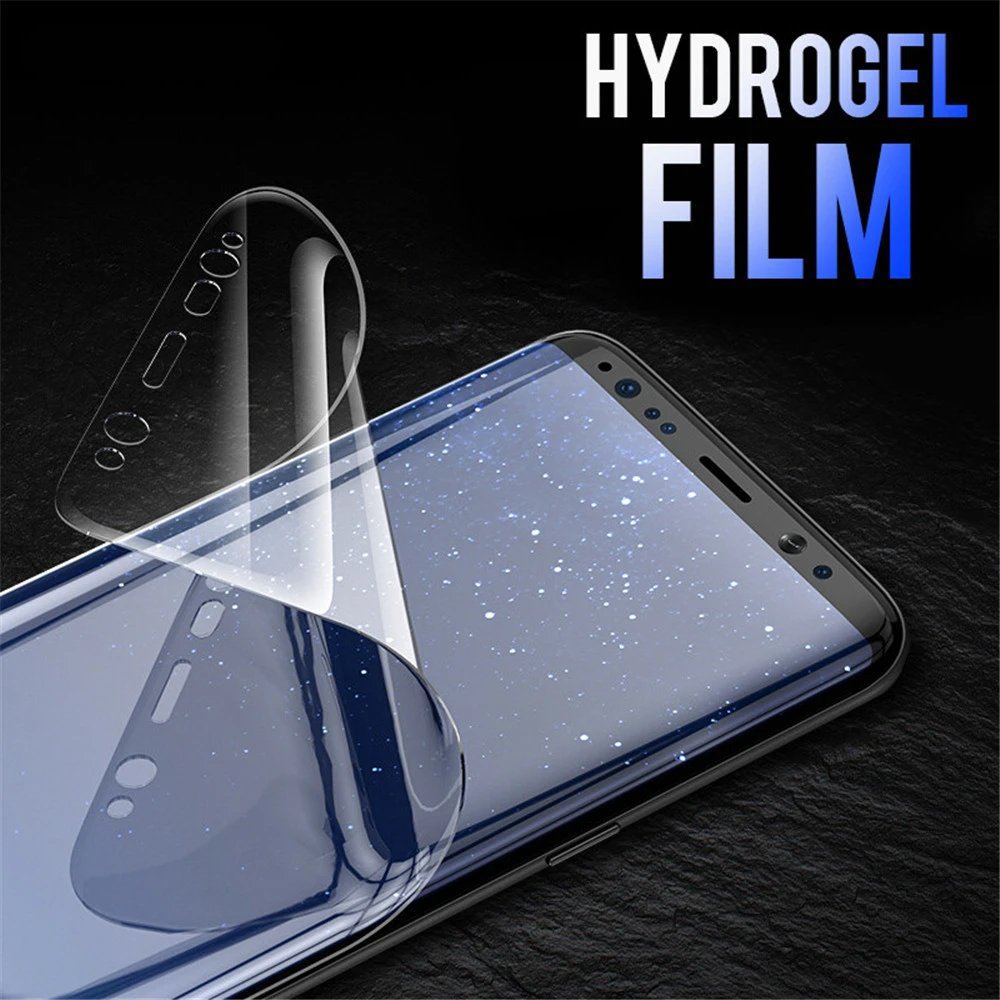 Гидрогель пленка для Samsung Galaxy J3, J5, J7 года 31D Экран протектор для A50 A30 A20 A70 A10 M10 M20 M30 S8 мягкий плёнка полностью покрывающая