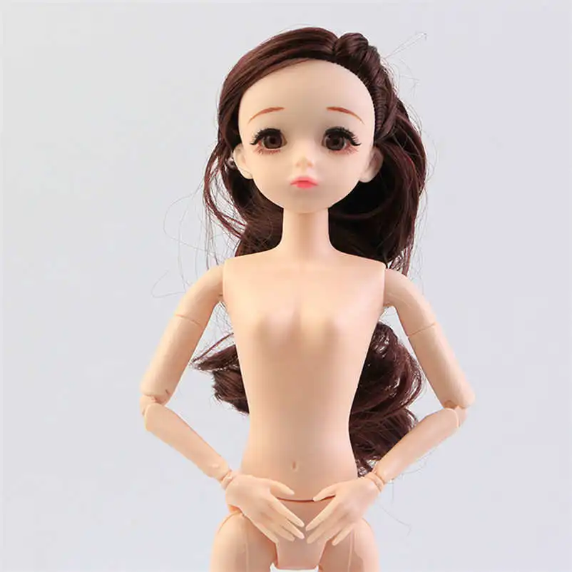 1:6 масштаб 30 см 20 подвижные шарнирные куклы игрушки 3D Глаза Ресницы кукла голова проворная тело кукла с длинными волосами игрушка для девочек - Цвет: As picture