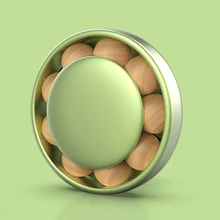 Двойной-функциональный автомобильный воздушный выход духи Солнцезащитный козырек автомобиля деревянные бусины зажим для ароматерапии автомобиля Креативные украшения Abs