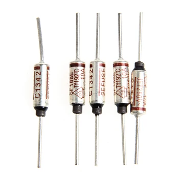 

Temperature Mini Fuse 250 V 10A Thermal Metal Shell 192 Degree Temp Micro Cut