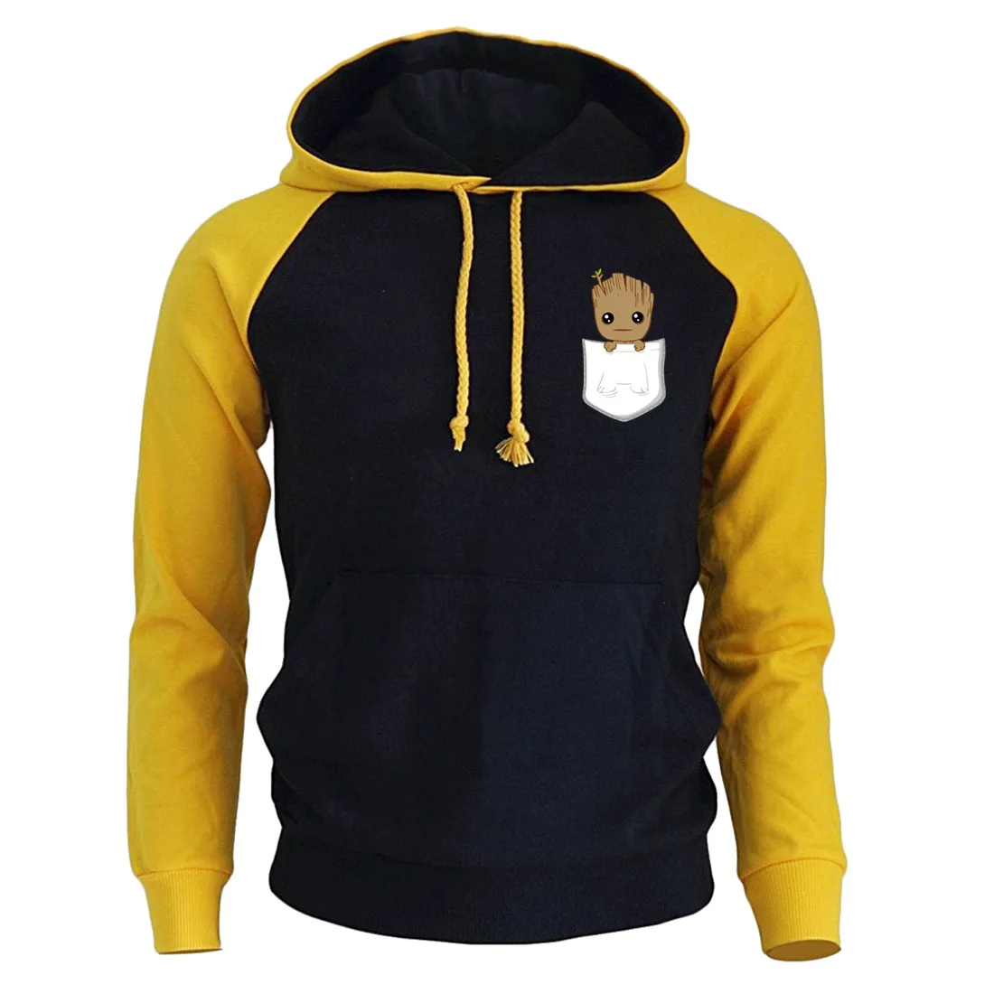 

Avengers Groot Anime Printed Hoodies Men 2019 New Autumn Winter Fleece Male Sweatshirts Harajuku Streetwear Mens Hoody Hoodie