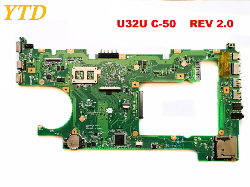 Оригинальная материнская плата для ноутбука ASUS U32U U32U C-50 REV 2,0 протестирована хорошая