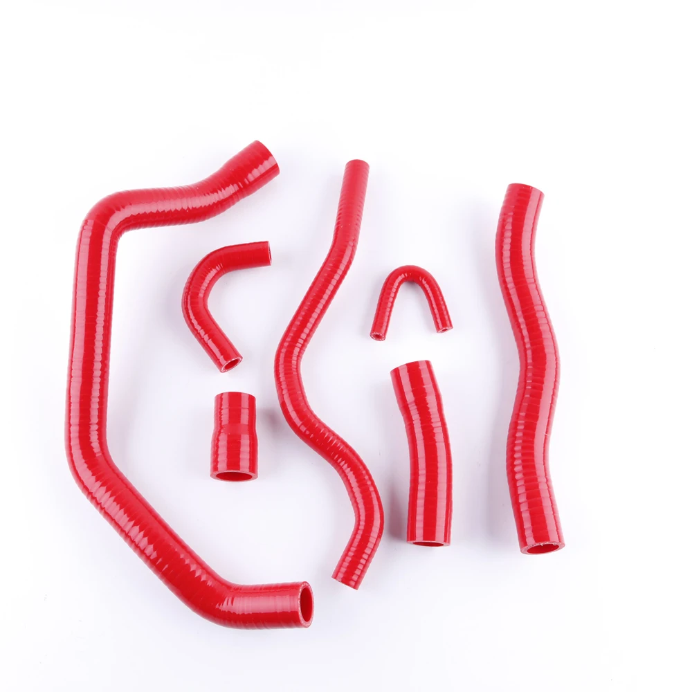 Red Silicone Radiator Hose Pipe Kit for Yamaha R1 YZF-R1 YZFR1 2007 2008 