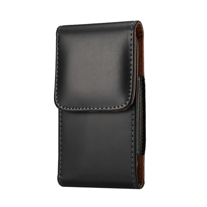 

HATOLY For iphone 8 / 7 Leather Case Holster Belt Clip Vertical Pouch Cover for 4.5-5.1" Phone Accessories Business Men Case <