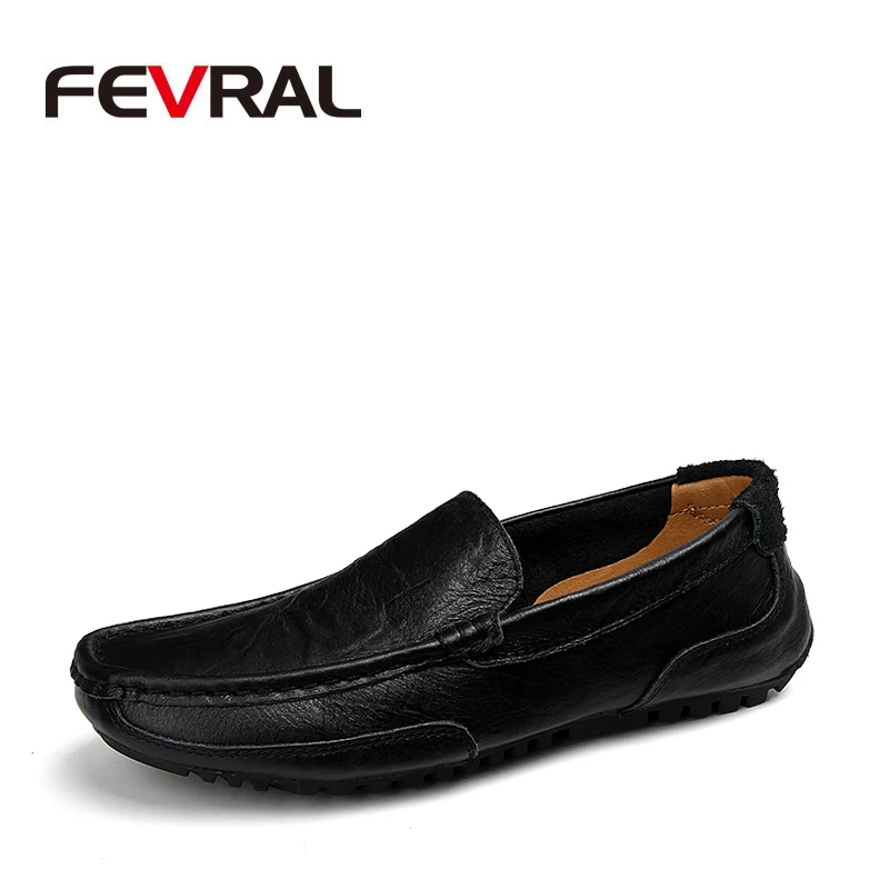 Бренд FEVRAL/Мужская обувь Мокасины Лоферы Tenis Masculino Adulto Удобные слипоны ручной