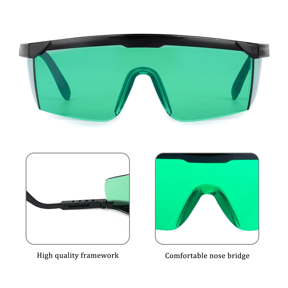 Laser Safety Glasses 405nm 450nm Green Color Protective Goggles for CNC Laser Module Radiation Eye Protection