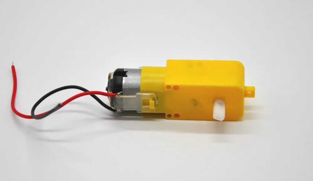 Free Shipping DHL (50pcs)  Gear motor 3V-6V90 RPM TT motor intelligent car chassis, four-wheel-magnetic interference