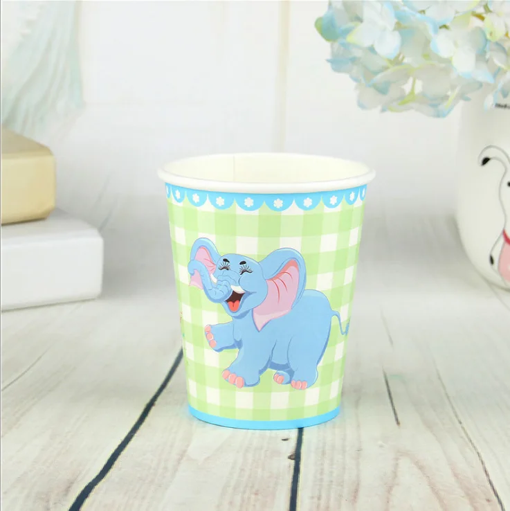 FANLUS Creative Princess Friendship Birthday Party Paper Cups Disposable Tableware (6pcs), Multi Color Party Supplies (10)