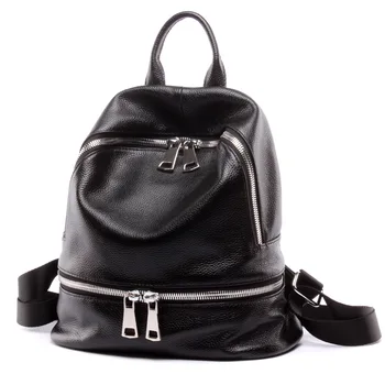 

2020 Women Backpack Genuine Leather Large Capacity Leisure Travel Bags Woman Teenage Fashion Leisure Backpack Casual Daypack