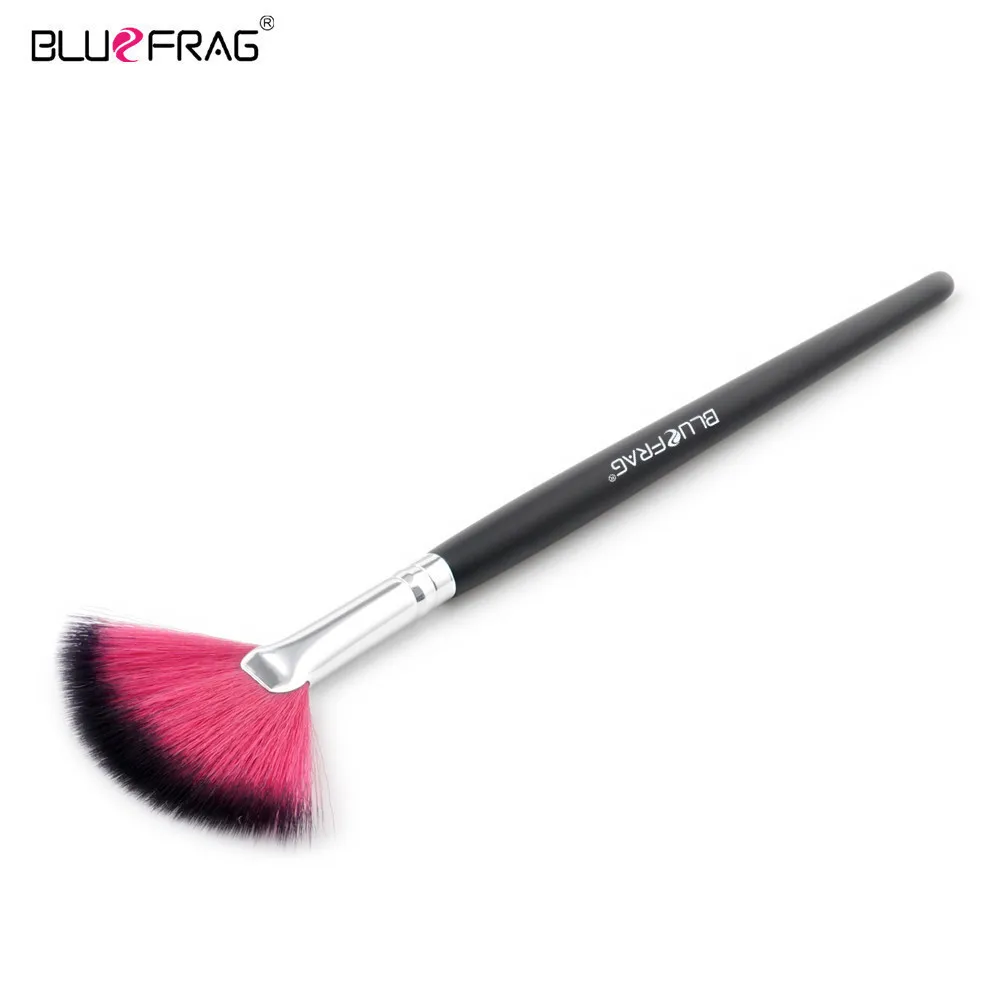

1pcs Fan Blusher Makeup Brush Natural-synthetic Brushes Professional Pincel Maquiagem Brushes Make Up Powder Brush BLUEFRAG