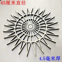2pcs/lot 4.5mm The ferris wheel accessories Rustic Wooden Love Heart Wedding Table Scatter Decoration Craft Accessories