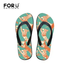 Doginthehole/Вьетнамки; спортивные сандалии; женские вечерние пляжные туфли с принтом собаки в стиле ретро; спортивные шлепанцы на плоской подошве; летние сандалии